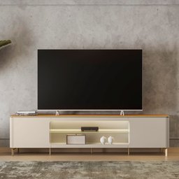 Rack Santorini Led Tauari/off White 240cm - 2