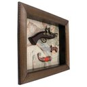 Ver imagem 3 de Kit Quadro com Armas e Mosquete de Mesa Decorativo + Suporte