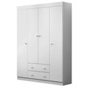 Ver imagem 3 de Jogo de Quarto Infantil Helena com Guarda Roupa e Cômoda Branco - Phoenix Baby