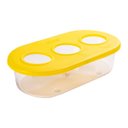 Ver imagem 2 de Comedouro 3 Furos sem Gancho Grande 350ml Cores Mistas 6 Unidades Pet Piu Jel Plast