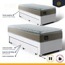 Ver imagem 4 de Cama Box com Colchão de Espuma D45 Pillow Top Strong One Face + Auxiliar de Espuma Solteiro 88cm