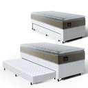 Ver imagem 1 de Cama Box com Colchão de Espuma D45 Pillow Top Strong One Face + Auxiliar de Espuma Solteiro 88cm