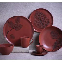 Prato Raso Bio Eco Vinho Ø27cm - 2