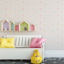 Ver imagem 2 de Papel de Parede Baby Corações Coloridos e Rosa - 1,50x0,50m