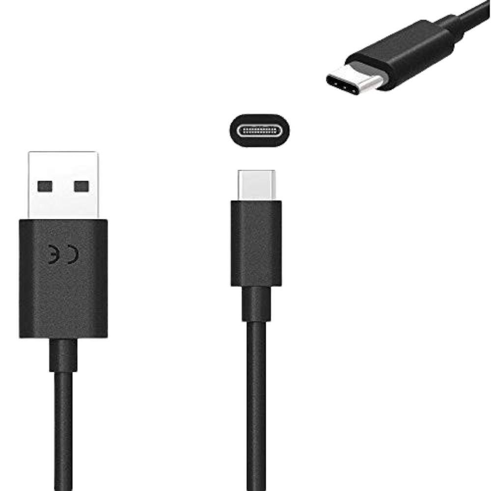 Cabo Usb Nylon 1m para Samsung M12 - Compatível Preto - 3