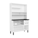 Ver imagem 4 de Cozinha Compacta Aço 6 Portas 2 Vid 2 Gav Branco Bertolini