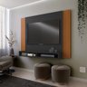 Painel Tokyo para Tv de até 43 Polegadas com 2 Nichos - Vianossa: Preto/naturale - 2