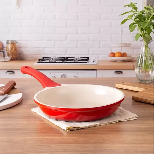 Frigideira Antiaderente 1,8l 24cm Vermelho - Mimo Style - 3