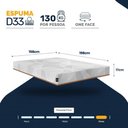 Ver imagem 3 de Colchão Ortopédico de Espuma D33 a Vácuo Sonno Full - Lucas Home - Queen
