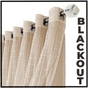 Ver imagem 4 de cortina par apartamento blackout Roma 5,50 x 2,30 palha