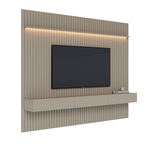 Home Ripado Flow 2.8 LED Gianduia - MóveisAqui Imcal Móveis