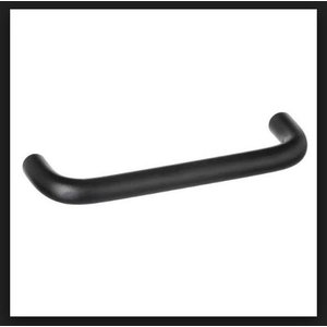 Puxador para Móveis Alça/Trave 96Mm Preto Fosco 70 Unid +Paraf