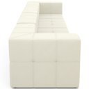Ver imagem 4 de Sofá 4 Lugares para Sala Living Modular 352cm Lancaster F04 Veludo Bege - Lyam Decor