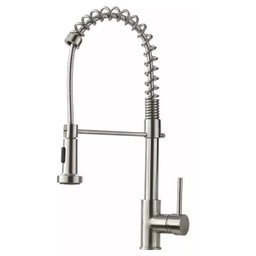 Torneira Gourmet Monocomando Cozinha Luxo Inox Misturador Agua Fria Quente Mesa Pia Bancada Area Ext - 1