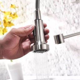 Torneira Gourmet Monocomando Cozinha Luxo Inox Misturador Agua Fria Quente Mesa Pia Bancada Area Ext - 3