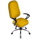 Ver imagem 1 de Cadeira para Escritório Presidente Gomada Linha Blenda Amarelo