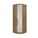 Ver imagem 1 de Modulo Canto Obliquo de Casal Safira para Guarda-roupa em Mdf com 01 Porta Clic Móveis