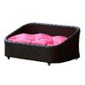Cama Pet Chaise Pet Retangular Fibra Alumínio Cão e Gato Preto - 1