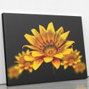 Ver imagem 2 de Quadro Gazânia Flor Amarela e Laranja Canvas 100x70cm
