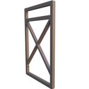 Ver imagem 3 de Suporte para Prateleira Estilo Industrial 03 Un. Marrom