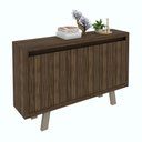 Ver imagem 4 de Buffet Aparador Sala de Jantar 136cm 3 Portas Tati T02-D'Rossi