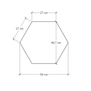 Ver imagem 4 de Painel Acústico Hexagonal Bl Acoustic 2201 (kit com 10 Unidades)