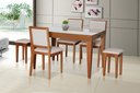Ver imagem 2 de Conjunto Kit 2 Cadeiras de Madeira Sala de Jantar Sila:imbuia