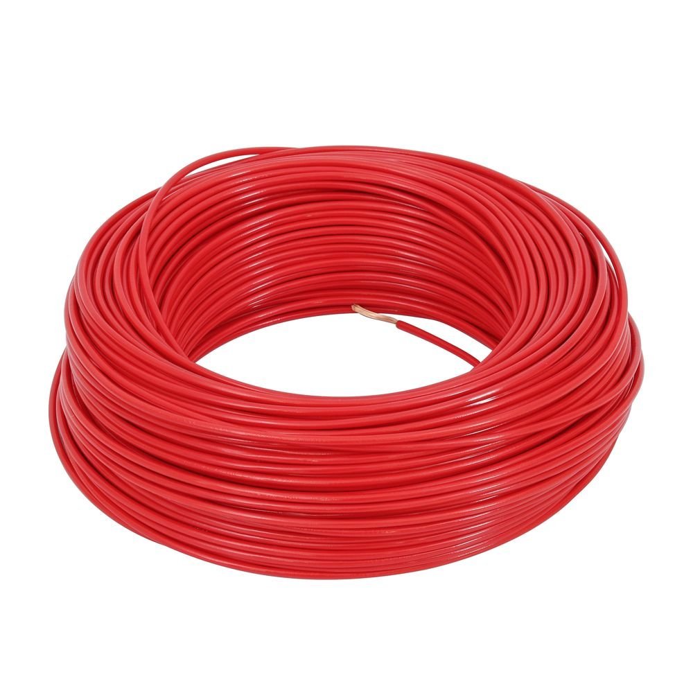 Eletricos fios e cabos 2,5 mm - Vermelho - 100 metros - 2
