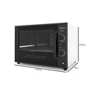 Ver imagem 4 de Forno Elétrico de Bancada Top 60L 110V Branco - Fogatti