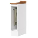 Ver imagem 1 de Balcão Porta Toalha Tampo 20 Cm C362 Americana Branco Nature Henn