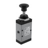 Valvula Botão Trava 5/2 Vias 1/4 T224.52.8 Pneumax - 1