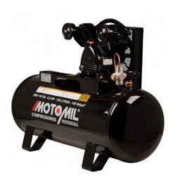 Compressor 140lbs de Ar Cmv 15/130c para Motor À Gasolina sem Motor Motomil - 1