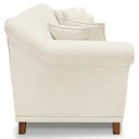 Ver imagem 3 de Sofa 3 Lugares Retro Polo 200cm com Almofada Linho Natural Ezz Natural