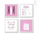 Ver imagem 4 de Kit com 4 Quadros Decorativos Lavanderia Moldura e Vidro:pinus
