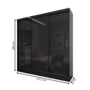 Ver imagem 4 de Guarda-roupa Solteiro Triunfo 3 Portas 2 Gavetas Flex - Panorama Móveis