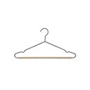 Ver imagem 1 de CABIDE FERREIRO COM BARRAS EM MADEIRA - OIKOS