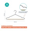 Ver imagem 2 de CABIDE FERREIRO COM BARRAS EM MADEIRA - OIKOS