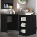 Ver imagem 1 de Armário Lavanderia / Mesa Dobrável Ibiza Multimóveis Preto