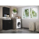 Ver imagem 7 de Armário Lavanderia / Mesa Dobrável Ibiza Multimóveis Preto