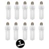 Lâmpada Fluorescente 15W Kit 10 Uni 220V Iluminaçao Branco Frio Ambiente Rua Casa Energia - 1