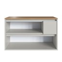 Ver imagem 6 de Balcão Gabinete de Banheiro Suspenso 80cm com 2 Portas e 1 Gaveta Belarus Bege/Arenas