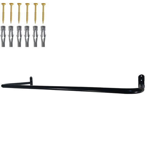 Arara P/ Roupas 1 Metro Aço Reforçado Moderno Cabideiro Suporte Alta Resistência Durabilidade