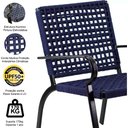 Ver imagem 4 de Poltrona Corda Náutica Portrico Alumínio Área Jardim Piscina Trama Original