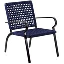 Ver imagem 1 de Poltrona Corda Náutica Portrico Alumínio Área Jardim Piscina Trama Original