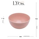 Ver imagem 3 de Bowl de Bambu Ecológico Cumbuca Grande 15x7cm Sortido Sobremesa Frutas Petiscos