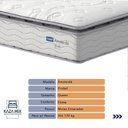Ver imagem 4 de Cama Box Baú Cinza e Colchão Amsterdã Molas Ensacadas Queen Probel