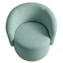 Ver imagem 7 de Poltrona Decorativa Orgânica Espanha Sala e Recepção Bouclê:verde Menta
