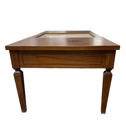 Mesa de Centro Rústica com 1 Gaveta para Sala Escritório Hall de Entrada - 48x124x64cm - 4