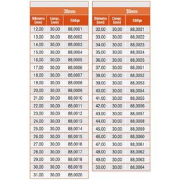 Broca Anular - 42,0 X 30,0mm - Aço Rápido - Ref. 88,0056 - Rocast - 2