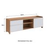 Rack para Tv 75 Polegadas 100% Mdf 58x182cm Flea - 3
